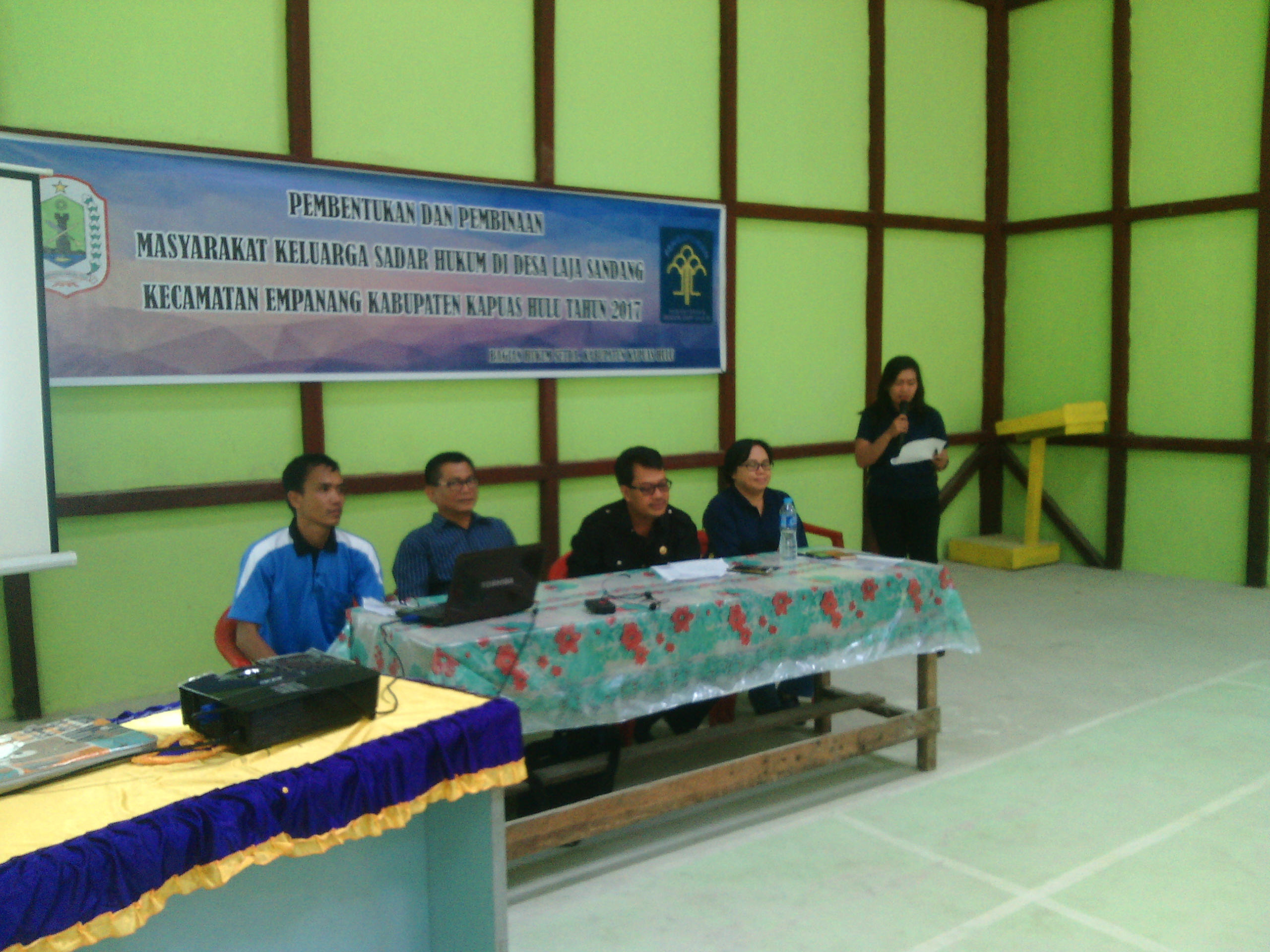 Pembentukan dan Pembinaan Kadarkum Desa Laja Sandang Kecamatan Empanang